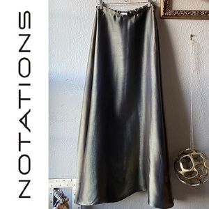 Notations maxi dressy skirt